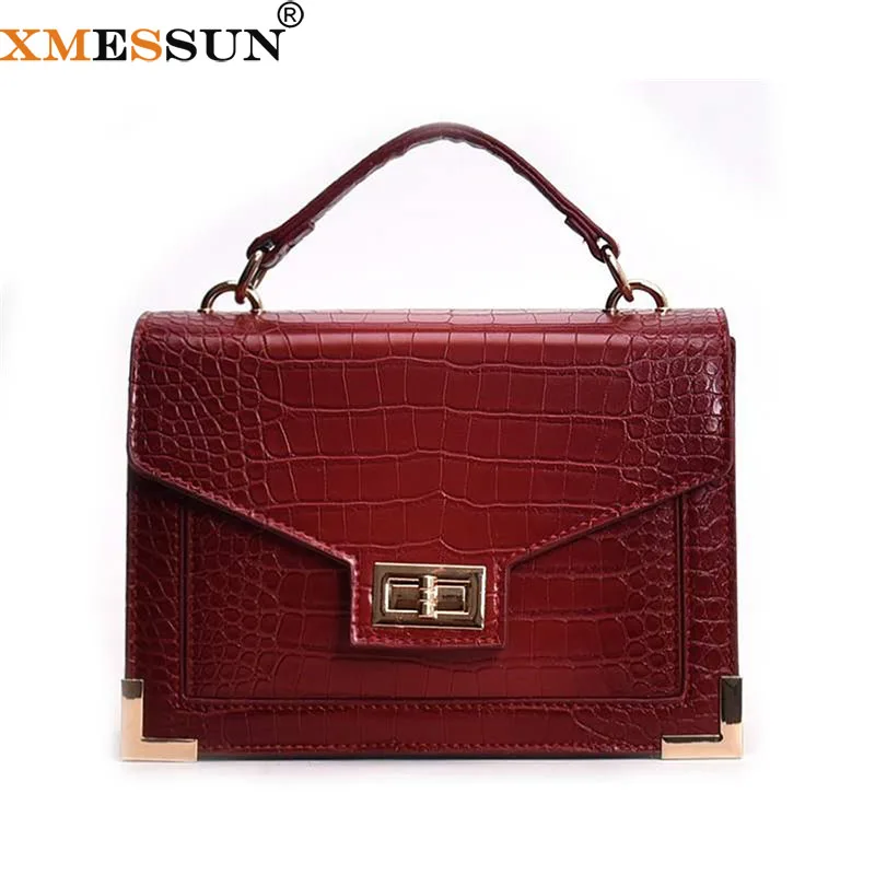 XMESSUN 2019 Women Luxury Crocodile Pattern Handbags Designer High Quality Shoulder Messenger Bag Travel Shopping Bag ins F221
XMESSUN 2019 Women Luxury Crocodile Pattern Handbags Designer High Quality Shoulder Messenger Bag Travel Shopping Bag ins F221