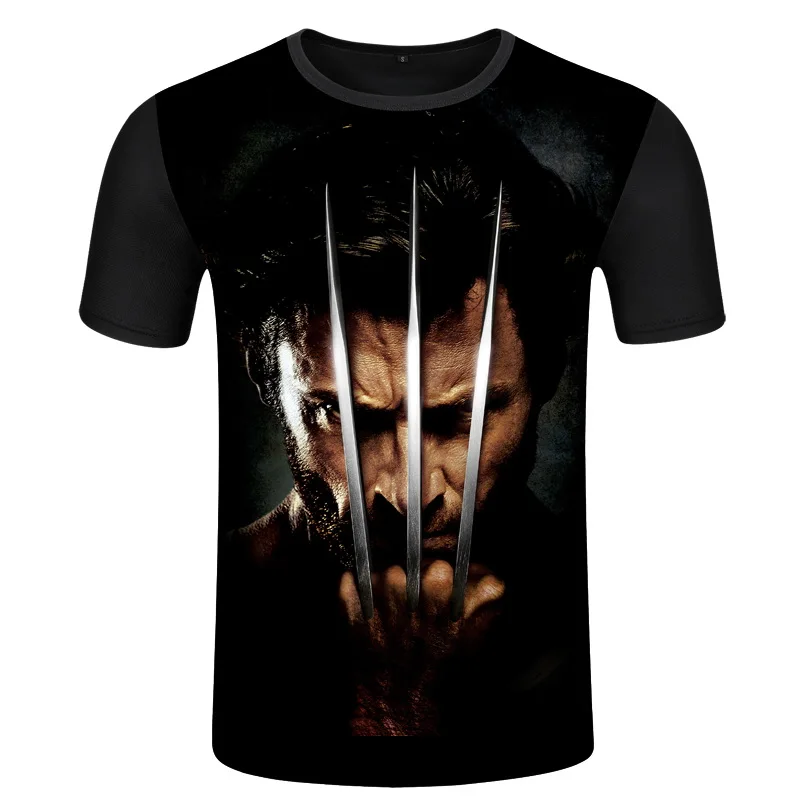 2019 Men Super Hero Clothing Wolverines Men's T-Shirts 3D Iron Man Print Tops Tee Shirt Funny Short Sleeve T shirt
2019 Men Super Hero Clothing Wolverines Men's T-Shirts 3D Iron Man Print Tops Tee Shirt Funny Short Sleeve T shirt