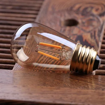 10PCS S14 LED Edison Filament Bulb E26 E27 Base Dimmable Lamp ST45 1W String Lights Bulb Yellow 2200K Perfect for Party, Wedding
10PCS S14 LED Edison Filament Bulb E26 E27 Base Dimmable Lamp ST45 1W String Lights Bulb Yellow 2200K Perfect for Party, Wedding