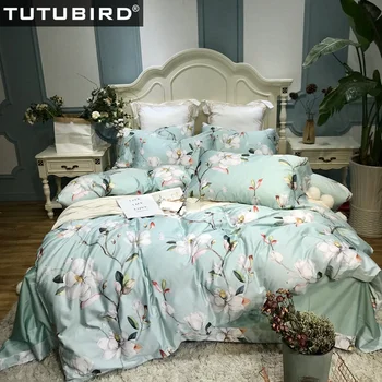 Blue White Floral Percal 100% Egyptian cotton bedding sets bedlinen sheets Satin duvet cover European girls bedspreads
Blue White Floral Percal 100% Egyptian cotton bedding sets bedlinen sheets Satin duvet cover European girls bedspreads