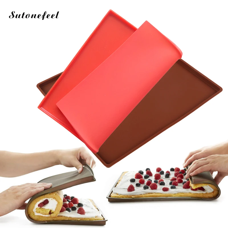 Swiss Roll Mat Macaron Baking Pan Heat Resistant Baking Tray Dough Kneading Mat Kitchen Bakeware Tool
Swiss Roll Mat Macaron Baking Pan Heat Resistant Baking Tray Dough Kneading Mat Kitchen Bakeware Tool