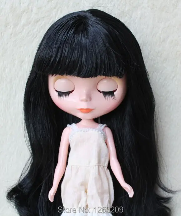 Кукла Blyth без одежды Обнаженная кукла с черными волосами (приблизительно BJD)