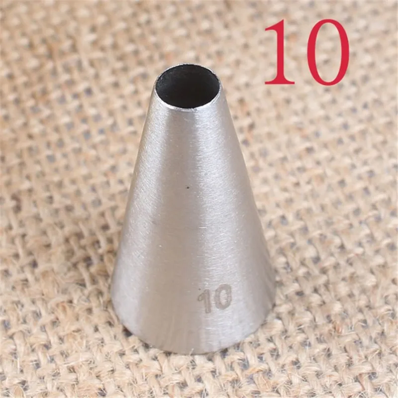 10# Large Round Stainless Steel Piping Icing Nozzle Metal Cake Cream Decoration Tips Cake Decorating Tools
10# Large Round Stainless Steel Piping Icing Nozzle Metal Cake Cream Decoration Tips Cake Decorating Tools