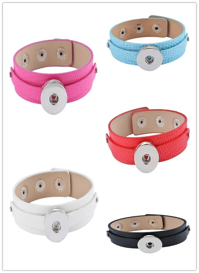 1pc 18+8mm DIY Accessories PU leather Wristband Bracelet with button base Fit 8mm Slide snap buttons Charms Slide Letters
1pc 18+8mm DIY Accessories PU leather Wristband Bracelet with button base Fit 8mm Slide snap buttons Charms Slide Letters