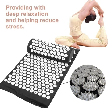 Spike Massager Cushion Massage Acupuncture Yoga Mat Relieve Stress Back Pain Relief Mat Anti Cellulite with Pillow Dropshipping
Spike Massager Cushion Massage Acupuncture Yoga Mat Relieve Stress Back Pain Relief Mat Anti Cellulite with Pillow Dropshipping