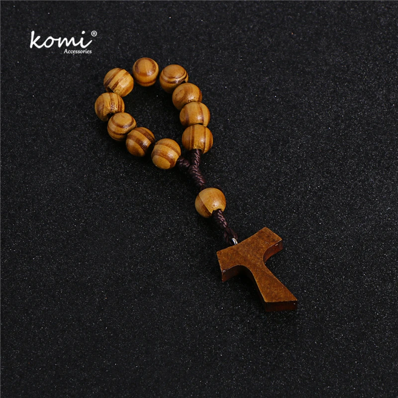 Komi 10mm Wooden Beads Rosary Finger Chain Prayer Bracelet 11pc Beads Bracelets Handmade Religious Jewelry R-070
Komi 10mm Wooden Beads Rosary Finger Chain Prayer Bracelet 11pc Beads Bracelets Handmade Religious Jewelry R-070