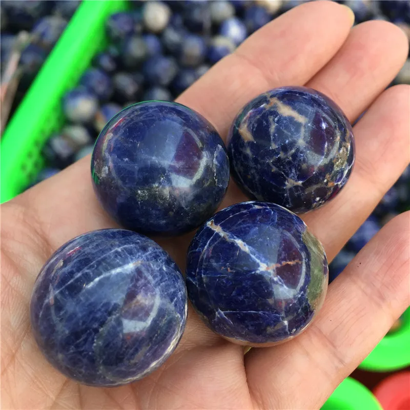 25mm Natural Blue Sodalite Crystal Stone Sphere Ball Polished Blue-vein Stone Gemstone Home Decoration Gift
25mm Natural Blue Sodalite Crystal Stone Sphere Ball Polished Blue-vein Stone Gemstone Home Decoration Gift