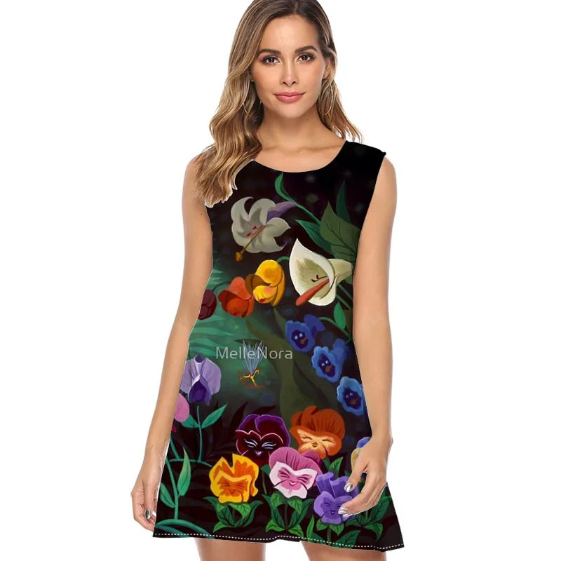 Women Loose Dress 2019 Sleevless O Neck Sexy Mini Short Casual Dress alice Print Vintage Holiday Vocation Beach Summer Dress
Women Loose Dress 2019 Sleevless O Neck Sexy Mini Short Casual Dress alice Print Vintage Holiday Vocation Beach Summer Dress