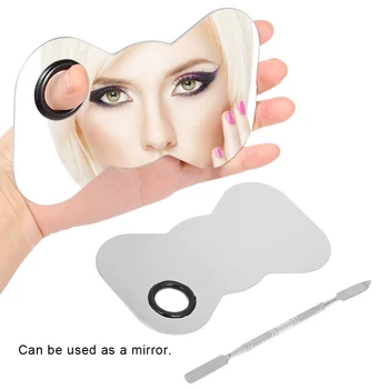 2pcs Stainless Steel Bow Tie Nail Art Painting Color Palette for Mixing Acrylic Gel with Mixing Rod Makeup Nail Specular Plate
2pcs Stainless Steel Bow Tie Nail Art Painting Color Palette for Mixing Acrylic Gel with Mixing Rod Makeup Nail Specular Plate