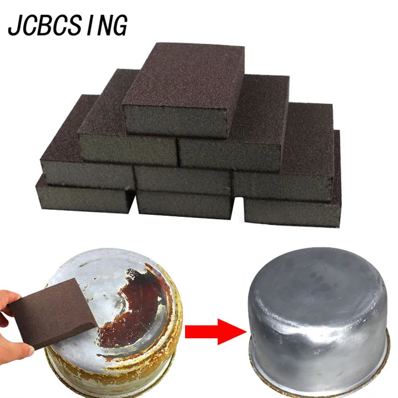 JCBCSING 1Pc Remove Rust Emery Sponge Kitchen Magic Eraser Descaling Tools Pot Clenaer Household Clean Accessories
JCBCSING 1Pc Remove Rust Emery Sponge Kitchen Magic Eraser Descaling Tools Pot Clenaer Household Clean Accessories