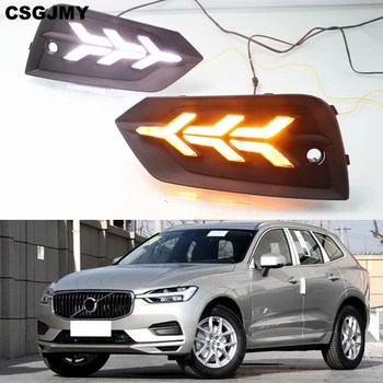 CSGJMY 1set Car LED Daylights Daytime Running Light For Volvo XC60 2018 2019 Flowing Turn Signal Function 12V Car DRL Fog Lamp
CSGJMY 1set Car LED Daylights Daytime Running Light For Volvo XC60 2018 2019 Flowing Turn Signal Function 12V Car DRL Fog Lamp