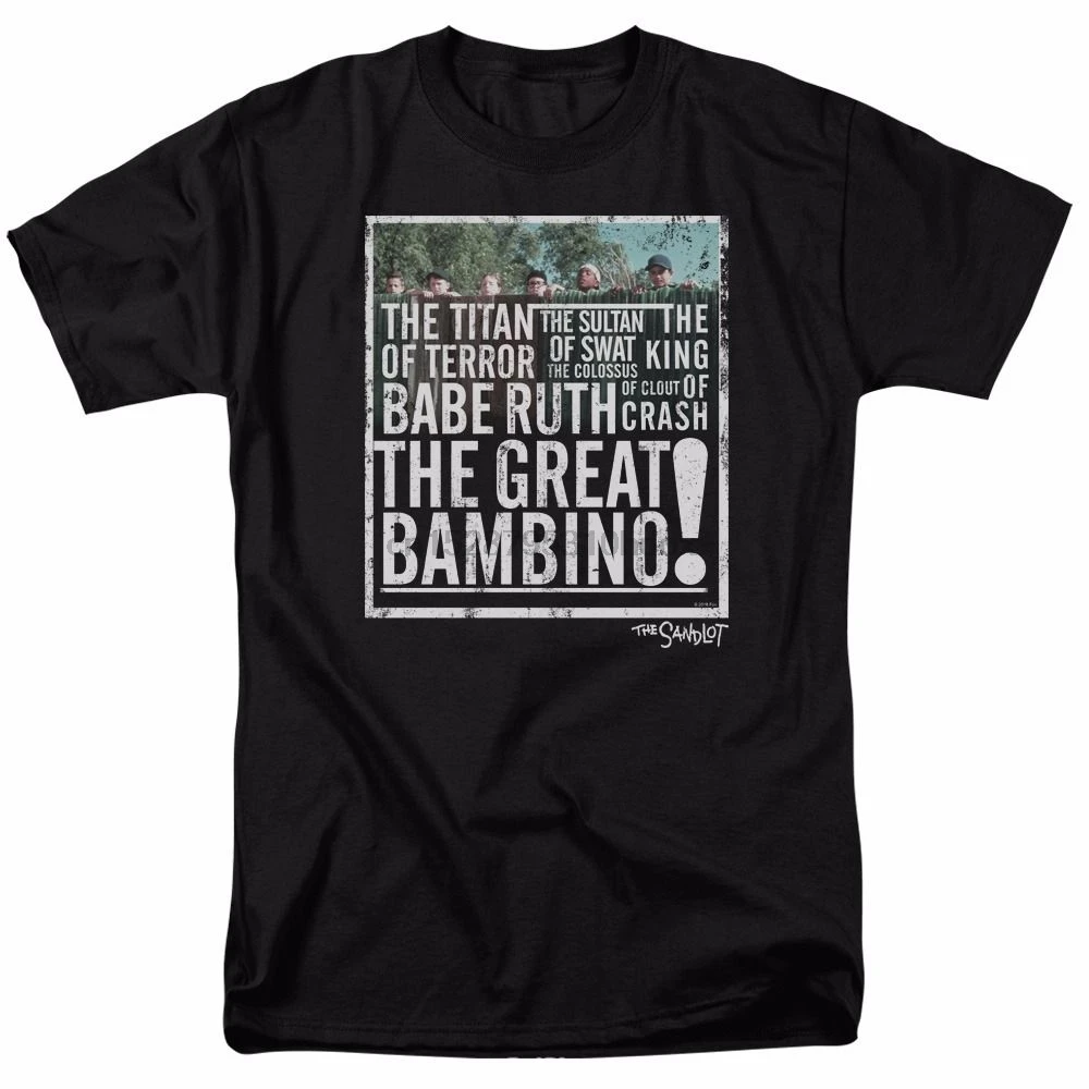 Men Clothes 2019 Hip Hop Harajuku Shirts The Sandlot Movie The Great Bambino Adult T Shirt 100% Cotton Print Mens Summer
Men Clothes 2019 Hip Hop Harajuku Shirts The Sandlot Movie The Great Bambino Adult T Shirt 100% Cotton Print Mens Summer