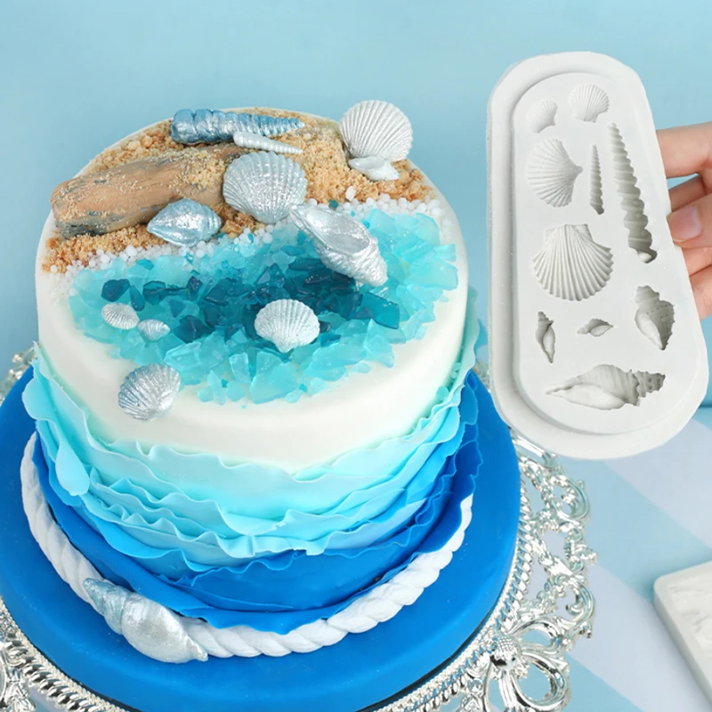 Conch Shell Starfish & Hemp Rope Mould Silicone Mold Fondant Cake Decorating Tool Gumpaste Sugarcraft Chocolate Forms Bakeware
Conch Shell Starfish & Hemp Rope Mould Silicone Mold Fondant Cake Decorating Tool Gumpaste Sugarcraft Chocolate Forms Bakeware