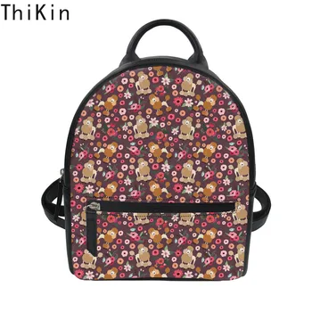 THIKIN Women Small Backpack Cute Poodle Dog Printed PU Leather Female Shoulder Bag Teen Girl Daily Backpack Custom School Bags
THIKIN Women Small Backpack Cute Poodle Dog Printed PU Leather Female Shoulder Bag Teen Girl Daily Backpack Custom School Bags