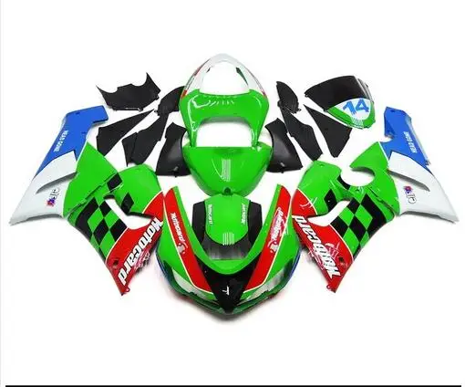 Motorcycle Fairing kit for KAWASAKI Ninja ZX6R 636 05 06 ZX 6R 2005 2006 zx6r ABS Colorful Green Fairings set+7gifts KF01
Motorcycle Fairing kit for KAWASAKI Ninja ZX6R 636 05 06 ZX 6R 2005 2006 zx6r ABS Colorful Green Fairings set+7gifts KF01
