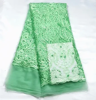 hot african lace fabric 2018 high quality lace french lace fabric with beads and stones wholesale tulle lace fabrics for weeding
hot african lace fabric 2018 high quality lace french lace fabric with beads and stones wholesale tulle lace fabrics for weeding