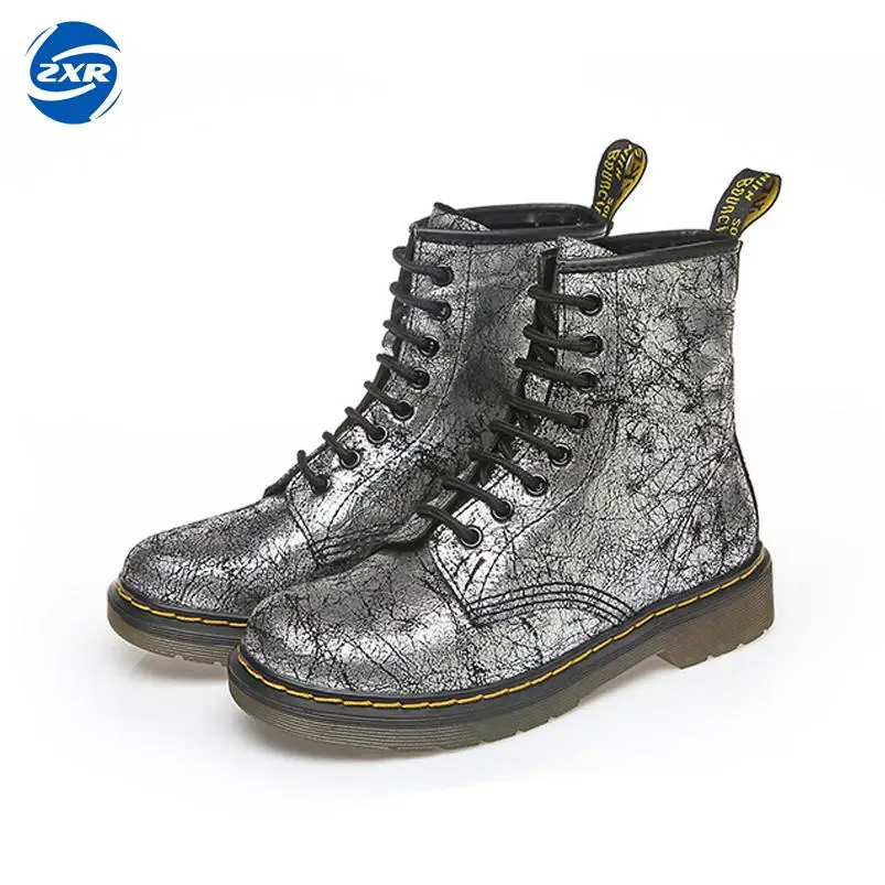 Genuine Leather Women Martin Boots Winter Warm Shoes Botas Feminina Female Motorcycle Ankle Fashion Boots Women Botas Mujer
