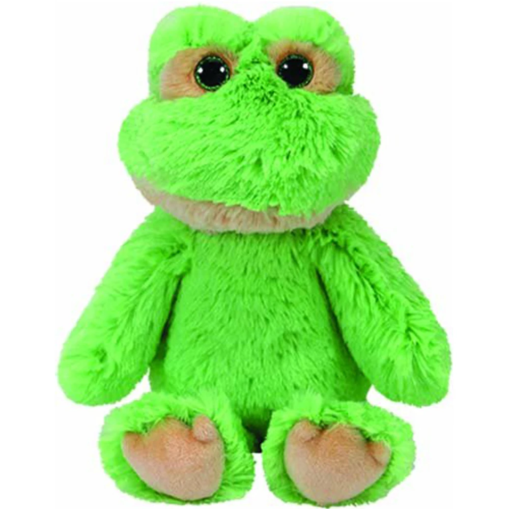 

Pyoopeo Ty Attic Treasures 6" 15cm Floyd Frog Plush Regular Super Soft Fluffy Stuffed Animal Collectible Doll Toy with Heart Tag