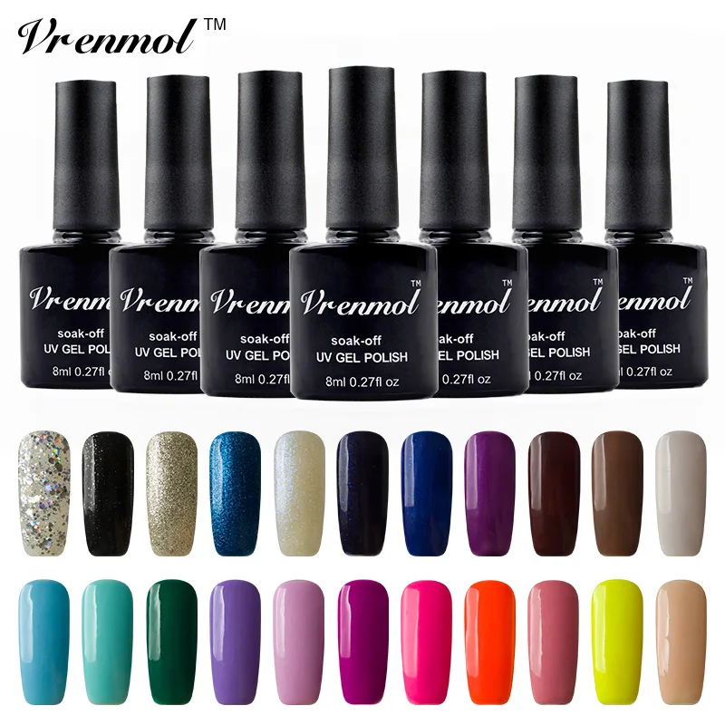 Vrenmol 1pcs Nail UV Gel Nail Polish Vernis Soak Off Gel Lak Colored Nail Long Lasting Shining 29 Color Gel Lacquer
Vrenmol 1pcs Nail UV Gel Nail Polish Vernis Soak Off Gel Lak Colored Nail Long Lasting Shining 29 Color Gel Lacquer