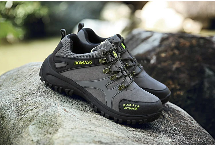 Men Hiking Sneakers Low-cut Sport Shoes Breathable Waterproof non-slip Hiking Shoes Men Athletic Outdoor Shoes for Men (21)
