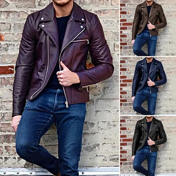 European Casual Mens Biker Leather Jacket and Coats China Online Sale Motorcycle Mans Avirex Leather Jackets Male Clothing Brand
European Casual Mens Biker Leather Jacket and Coats China Online Sale Motorcycle Mans Avirex Leather Jackets Male Clothing Brand