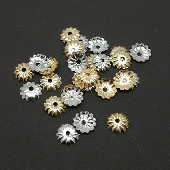 100pcs Size 6mm KC Gold / Rhodium Color Metal Beads Cap DIY Jewelry Making Accessory Flower Spacer Cap for Bracelet Earrings
100pcs Size 6mm KC Gold / Rhodium Color Metal Beads Cap DIY Jewelry Making Accessory Flower Spacer Cap for Bracelet Earrings
