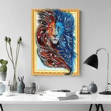 5D Diamond Painting, Special Shaped Diamond Embroidery Animal Lion Partial Drill Cross Stitch Diamond Mosaic Home Decor
5D Diamond Painting, Special Shaped Diamond Embroidery Animal Lion Partial Drill Cross Stitch Diamond Mosaic Home Decor