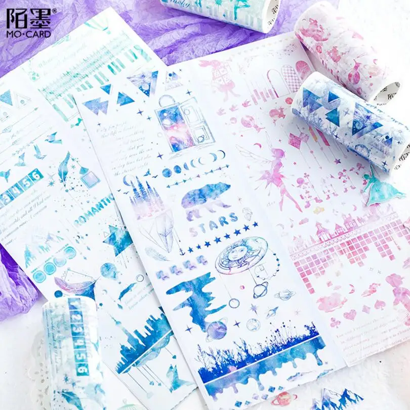 10 cm Wide dream series Masking Washi Tape Set Decorative Adhesive Tape Decora Diy Scrapbooking Sticker Label Stationery
10 cm Wide dream series Masking Washi Tape Set Decorative Adhesive Tape Decora Diy Scrapbooking Sticker Label Stationery