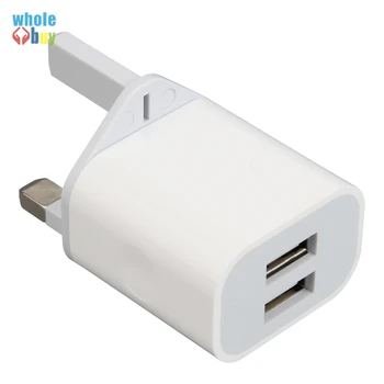 Dual USB Charger Universal Mini Charger for iPhone XS Max Samsung 2port UK charger Wall Charger Phone Chargers 5V/2A 100pcs/lot
Dual USB Charger Universal Mini Charger for iPhone XS Max Samsung 2port UK charger Wall Charger Phone Chargers 5V/2A 100pcs/lot