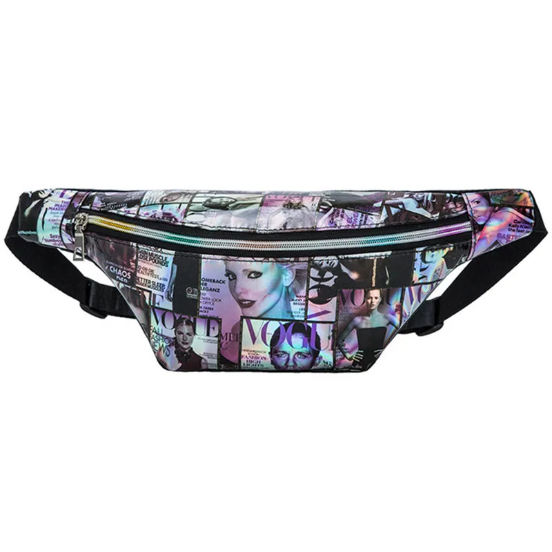 Women Waist bag Laser Waist Bag Magazine Style Fanny Pack Famal Fashion Magazine Waist Belt Female Purse Bag
Women Waist bag Laser Waist Bag Magazine Style Fanny Pack Famal Fashion Magazine Waist Belt Female Purse Bag