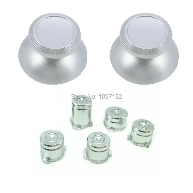 Aluminium Alloy Metal Joystick Mushroom Caps 9mm Bullet Shape Button set for Xbox Onexboone Controller Gamepad (2)