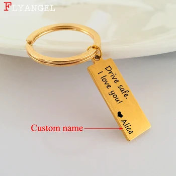 Customized Personalized Name Keyring Engraved Drive Safe I love you For couples Father Mother Family Gifts Keychain Jewelry
Customized Personalized Name Keyring Engraved Drive Safe I love you For couples Father Mother Family Gifts Keychain Jewelry