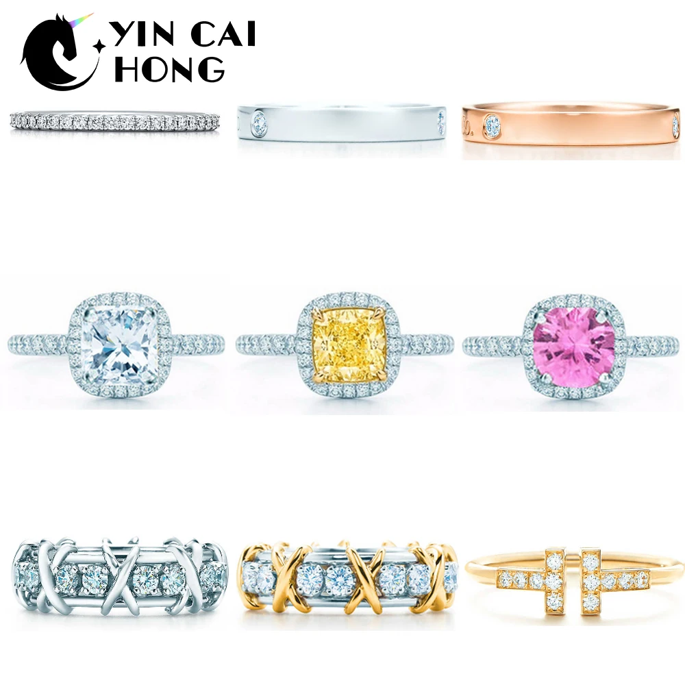 YCH Charm Gift 925 Silver Fashion Protection Zircon Tiff Ring Geometric Pink Yellow White Zircon Ring Jewelry Match World Jewelr
YCH Charm Gift 925 Silver Fashion Protection Zircon Tiff Ring Geometric Pink Yellow White Zircon Ring Jewelry Match World Jewelr