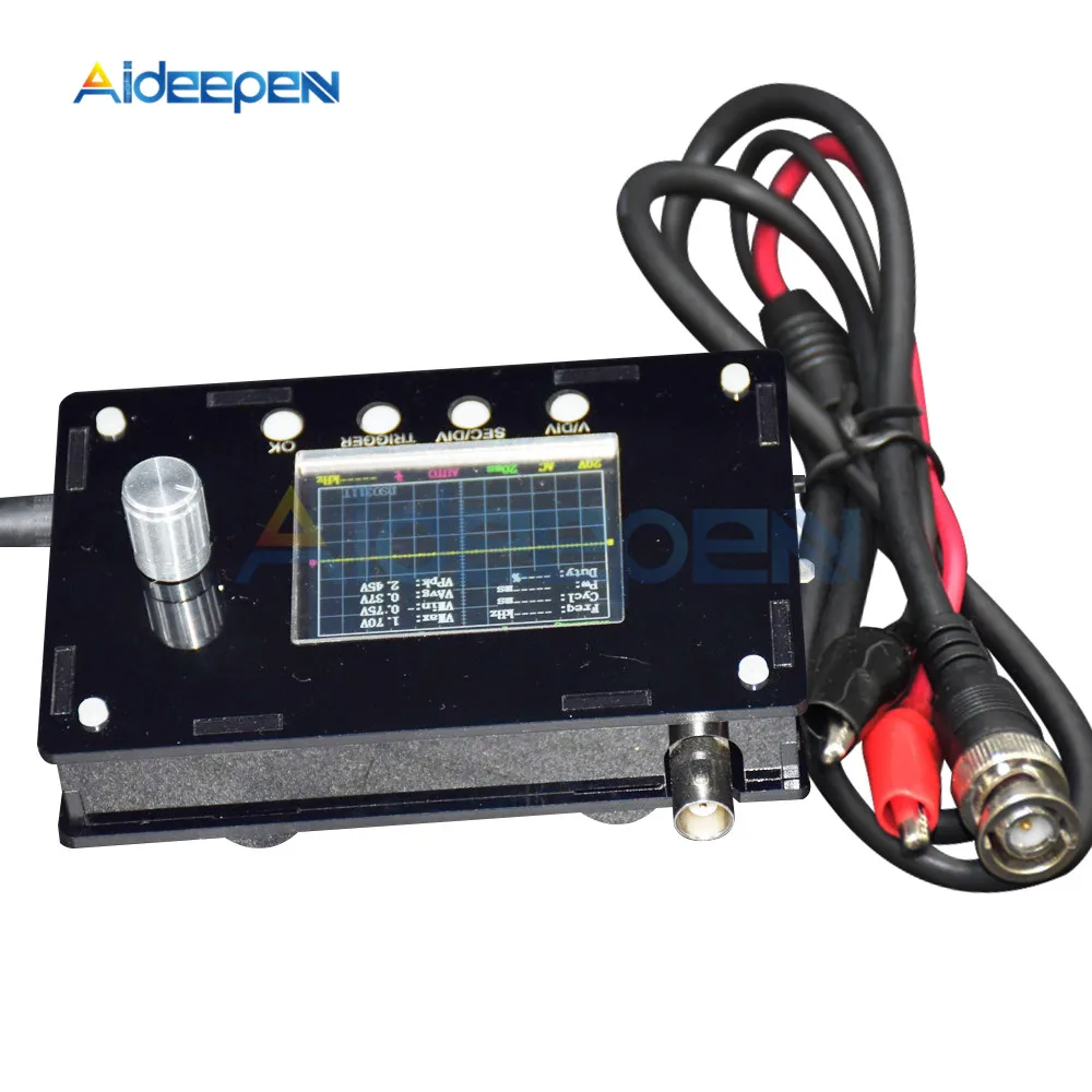 DSO328 2.4 Inch TFT LCD Atmega328p Mini Digital Handheld Oscilloscope SMT32 12-Bit Probe BNC Beyond DSO138 DSO311 DC 9V
DSO328 2.4 Inch TFT LCD Atmega328p Mini Digital Handheld Oscilloscope SMT32 12-Bit Probe BNC Beyond DSO138 DSO311 DC 9V