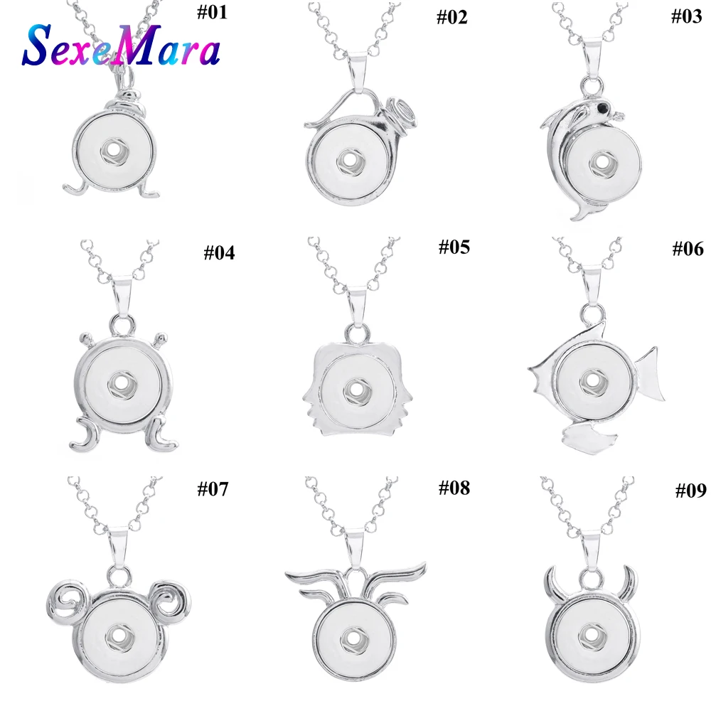 2019 Newest Multi Style 18mm Snap Button Necklace Jewelry Fit 18mm Snap Necklace Pendant Jewelry with Chain for Women Men
2019 Newest Multi Style 18mm Snap Button Necklace Jewelry Fit 18mm Snap Necklace Pendant Jewelry with Chain for Women Men