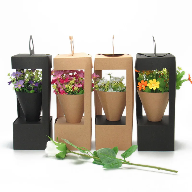 10pcs Flowers Packaging Gift Boxes Floral Gift Bag lighthouse design Creative folding floral Packing Box Black/Khaki
10pcs Flowers Packaging Gift Boxes Floral Gift Bag lighthouse design Creative folding floral Packing Box Black/Khaki