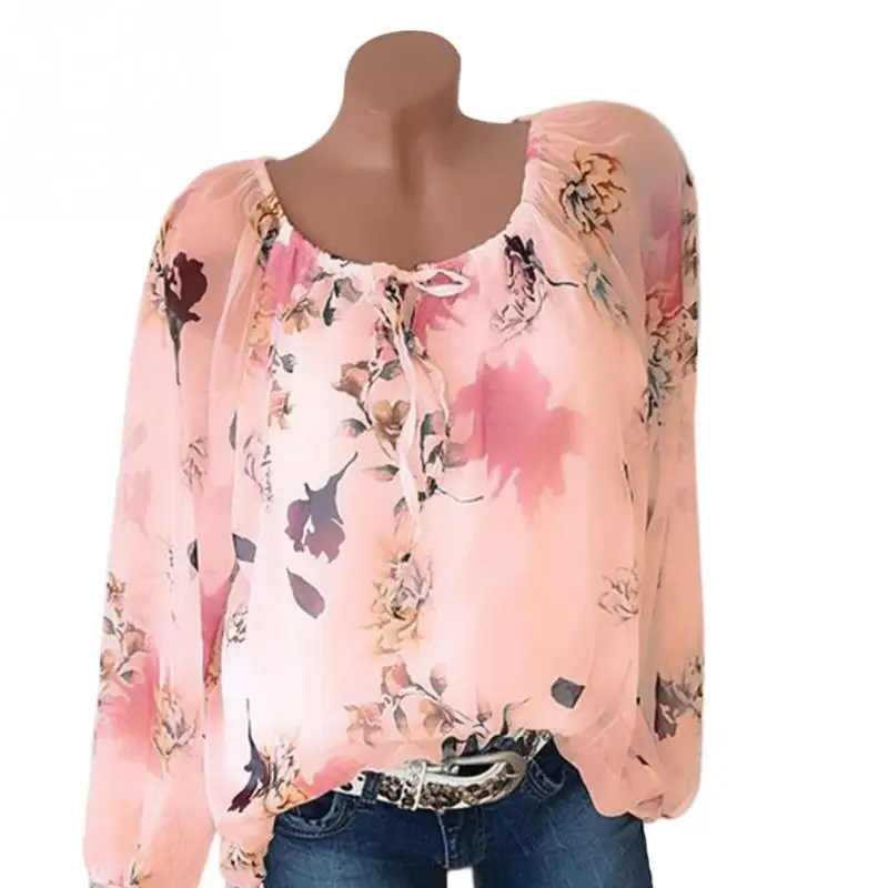 Fashion Women Blouse Long Sleeve Floral Print Autumn Pullover Slash Neck Female Casual Top
Fashion Women Blouse Long Sleeve Floral Print Autumn Pullover Slash Neck Female Casual Top