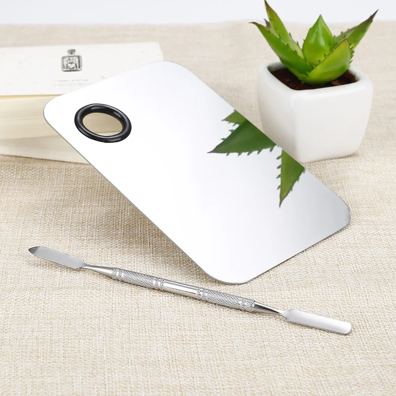 Stainless Steel Universal Cutter Manicure Nail Art Pallets with Spatula Sets Manicure Tools Makeup Palette Including Rod
Stainless Steel Universal Cutter Manicure Nail Art Pallets with Spatula Sets Manicure Tools Makeup Palette Including Rod