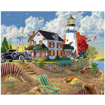 5D Diy Diamond Painting Cross Stitch full Square Diamond Embroidery Seaside cottage picture for room Decor H1147
5D Diy Diamond Painting Cross Stitch full Square Diamond Embroidery Seaside cottage picture for room Decor H1147