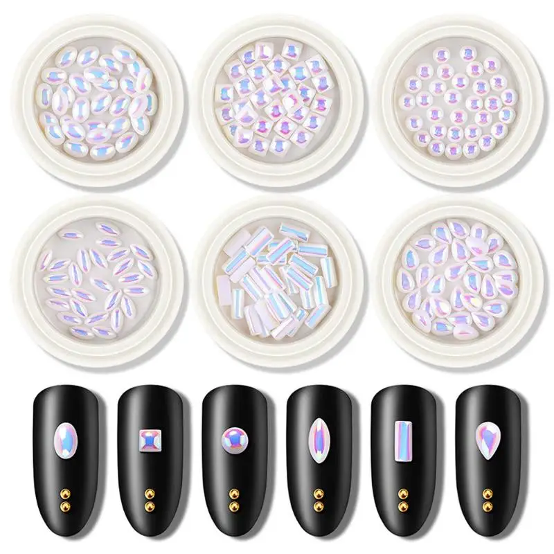 Glitter Nail Rhinestone AB Flat Back 3D Pearl Nail Art Decorations Nail Beauty Beads Accessories
Glitter Nail Rhinestone AB Flat Back 3D Pearl Nail Art Decorations Nail Beauty Beads Accessories