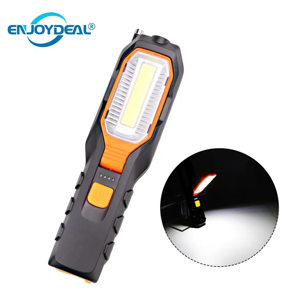 COB LED Flashlight USB Rechargeable Lamp Flexible Magnetic Flashlight Worklight Inspection Lamp Emergency Light 4 modes
COB LED Flashlight USB Rechargeable Lamp Flexible Magnetic Flashlight Worklight Inspection Lamp Emergency Light 4 modes