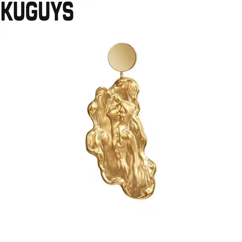 KUGUYS Vintage Golden Relief Portrait Earrings for Women Hyperbole Geometric Earring Fashion Jewelry Party Wedding Accessories
KUGUYS Vintage Golden Relief Portrait Earrings for Women Hyperbole Geometric Earring Fashion Jewelry Party Wedding Accessories