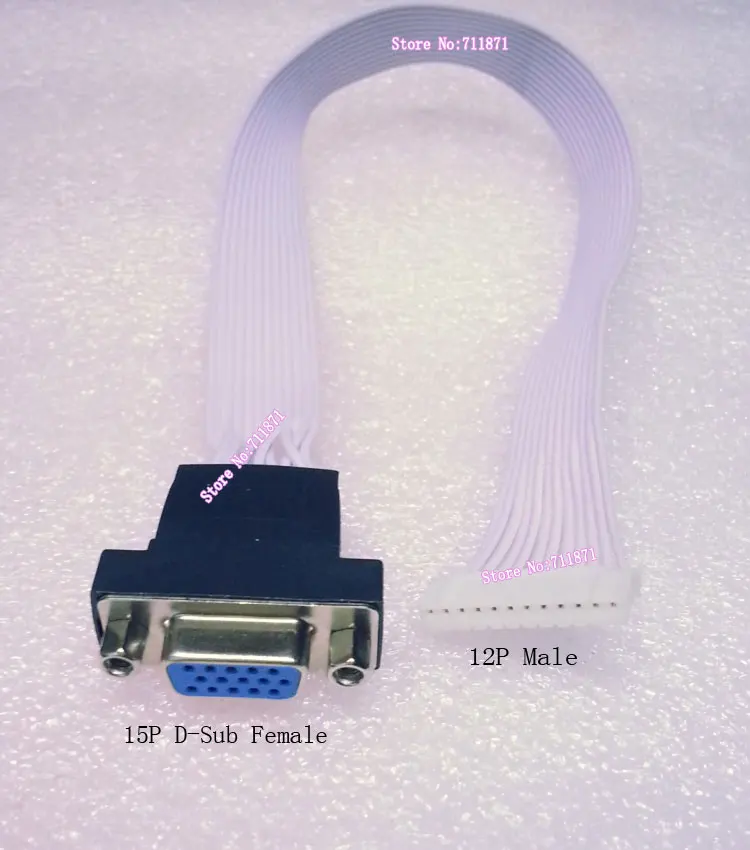 30cm 12P to 15Pin D-Sub Cable DIY LCD LED Monitor TV VGA D-sub Line 12P Male 15P Female VGA cord
30cm 12P to 15Pin D-Sub Cable DIY LCD LED Monitor TV VGA D-sub Line 12P Male 15P Female VGA cord