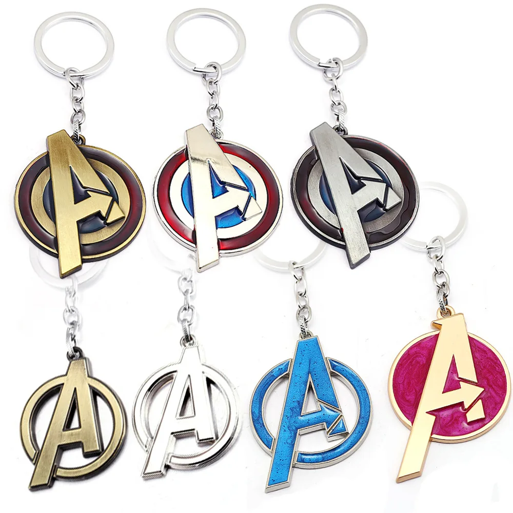 Marvel Avengers Logo Metal Keychains Superhero Iron Man Thor Hulk Black Widow Keyrings Pendants Key Chain Chaveiro Figure Toys
Marvel Avengers Logo Metal Keychains Superhero Iron Man Thor Hulk Black Widow Keyrings Pendants Key Chain Chaveiro Figure Toys
