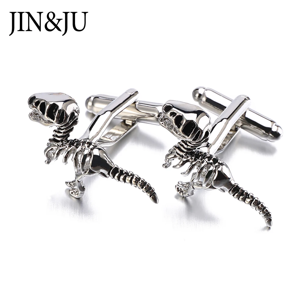 JIN&JU Sale Real Silver Color Dinosaurs Design Cufflinks Metal Animal Cuff Links For Mens Cufflink Relojes Gemelos
JIN&JU Sale Real Silver Color Dinosaurs Design Cufflinks Metal Animal Cuff Links For Mens Cufflink Relojes Gemelos