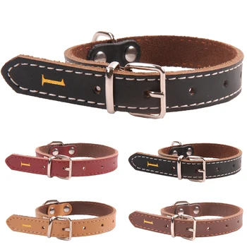 Dog Collar Leather For Small Medium Large Dogs Cats Dog-Collar Puppy Collars Pet Harness Leash For Dogs Cat Collars JW0030
Dog Collar Leather For Small Medium Large Dogs Cats Dog-Collar Puppy Collars Pet Harness Leash For Dogs Cat Collars JW0030