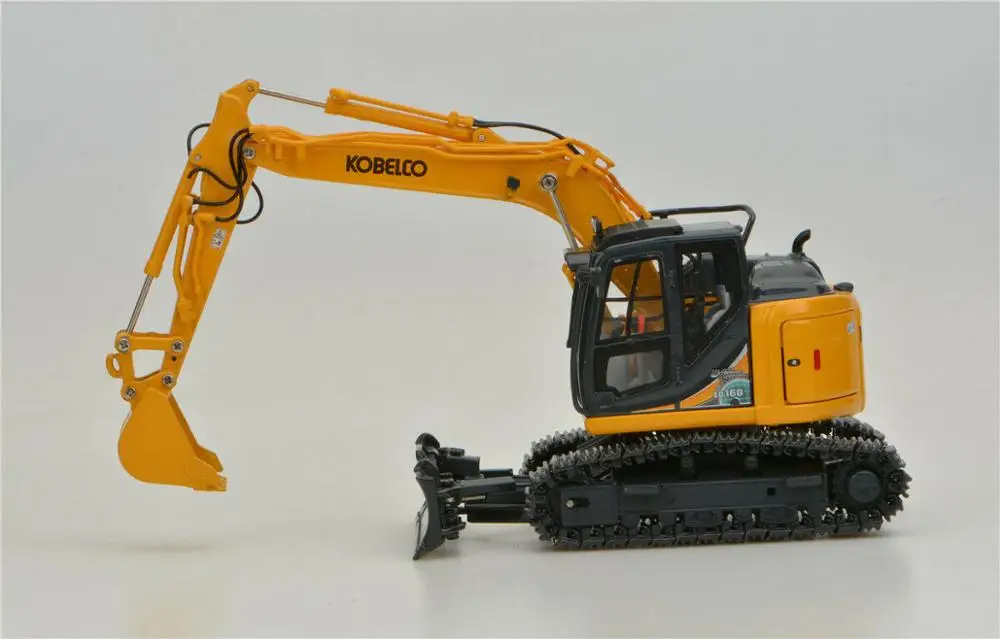 Ros Kobelco ED160BR 5 Ультра маленький круглый экскаватор желтый 1:50 металлический