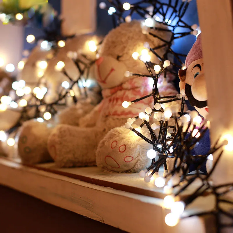 3M 400pcs Milky Ball Firecracker LED String Light Rattan Branch Globe Ball Fairy Light For New Year Christmas Decoration
3M 400pcs Milky Ball Firecracker LED String Light Rattan Branch Globe Ball Fairy Light For New Year Christmas Decoration