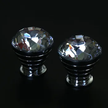 32mm modern simple fashion glass crystal drawer shoe cabinet knob pull silver diamond head kitchen cabinet cupboard door handles
32mm modern simple fashion glass crystal drawer shoe cabinet knob pull silver diamond head kitchen cabinet cupboard door handles
