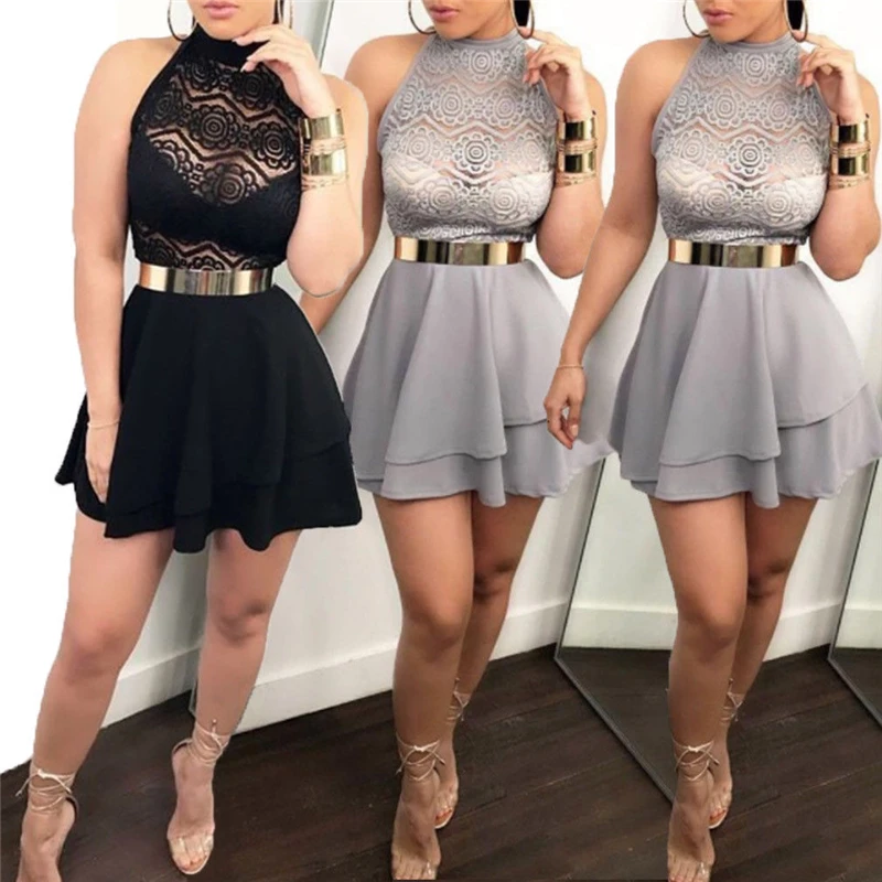 Sexy Womens Summer Straps Ruffled Lace Floral Dress Sleeveless High Waist Bodycon Dress Ladies Party Short Mini Dress
Sexy Womens Summer Straps Ruffled Lace Floral Dress Sleeveless High Waist Bodycon Dress Ladies Party Short Mini Dress